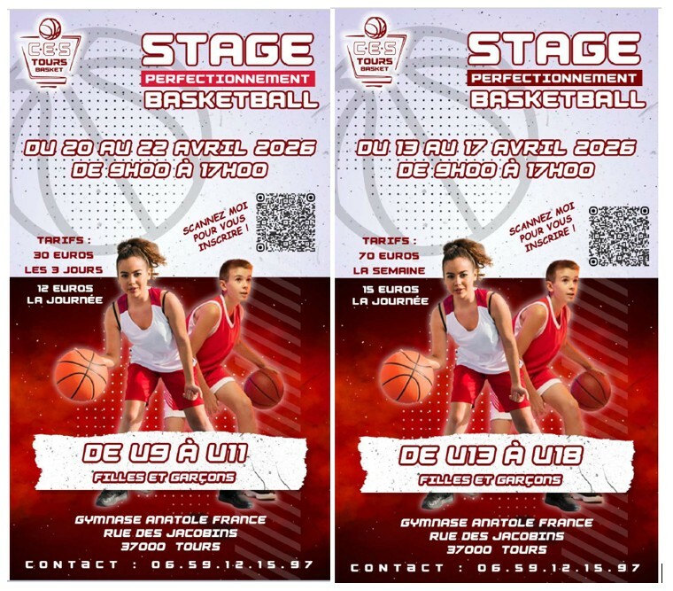 Stage Vacances Printemps 2026