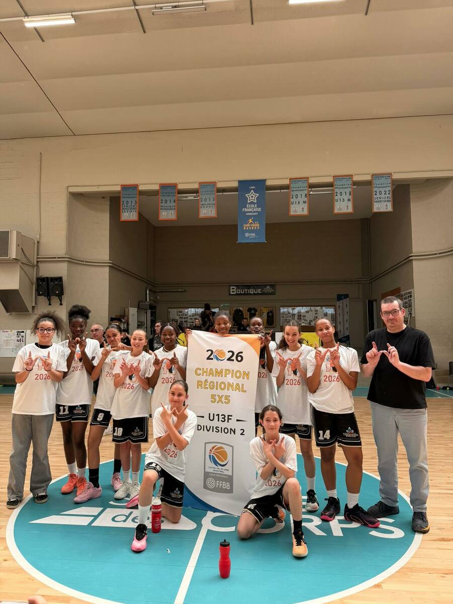 Nos U13 Filles 1 Championnes Régionales division 2 !