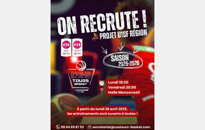 Recrutement U18 Filles saison 2025-2026