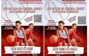 Stage Vacances Printemps 2026