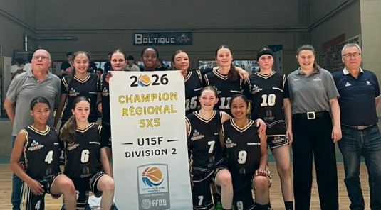 Nos U15 Filles 1 Championnes Régionales division 2 !